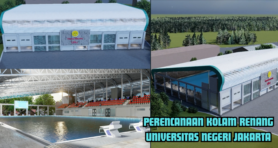 Perencanaan Kolam Renang Universitas Negeri Jakarta Tahun 2024